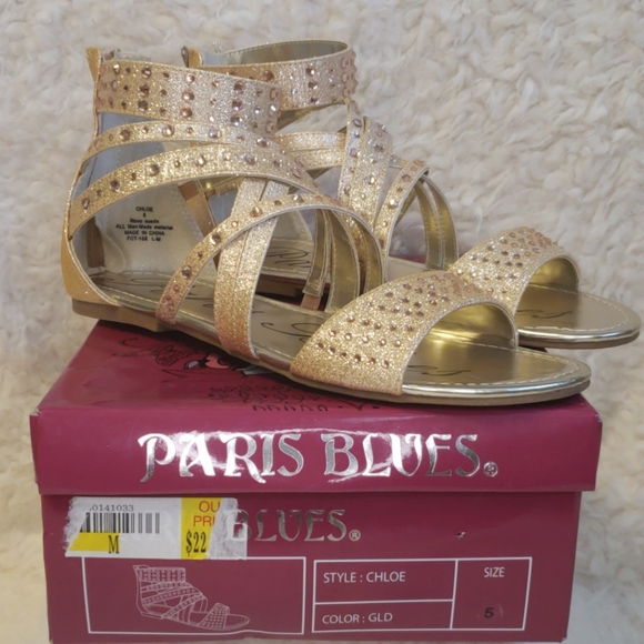 🤩Gemstone Girl's Gold Sandals🤩 - Picture 8 of 8